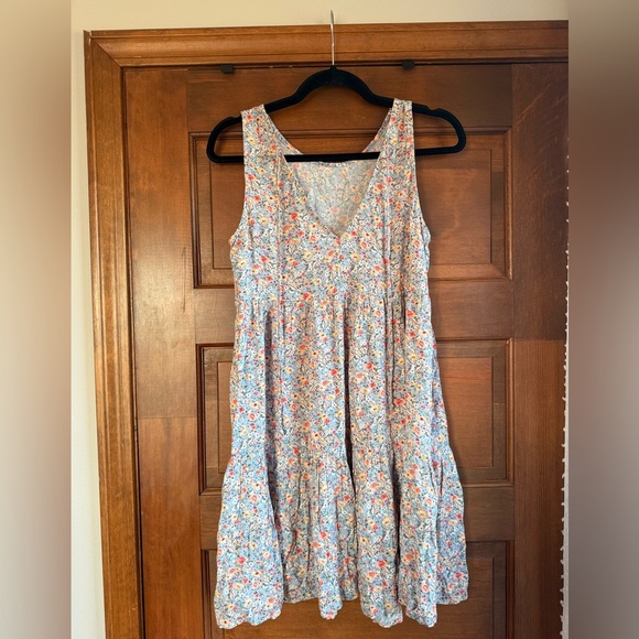 American Eagle Floral Tiered Mini Dress - Picture 3 of 3